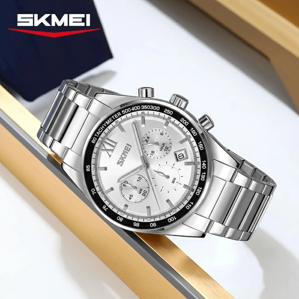 Original SKMEI Men’s Watch 9096 Silver