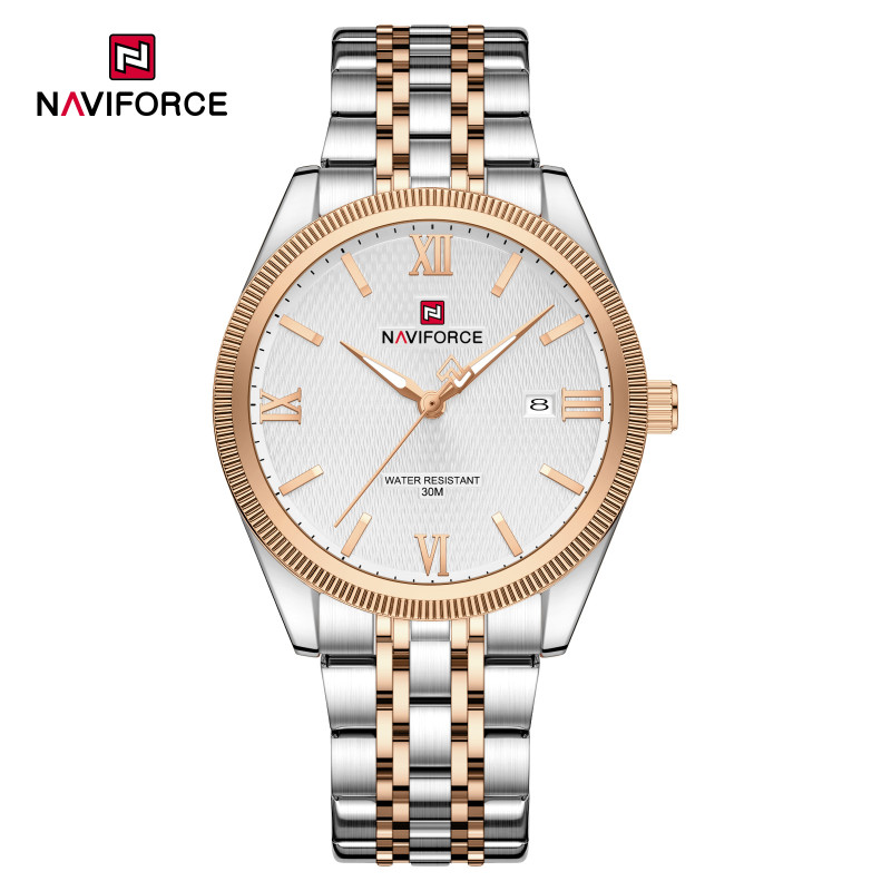 Naviforce - 9282 Silver Rose For Men