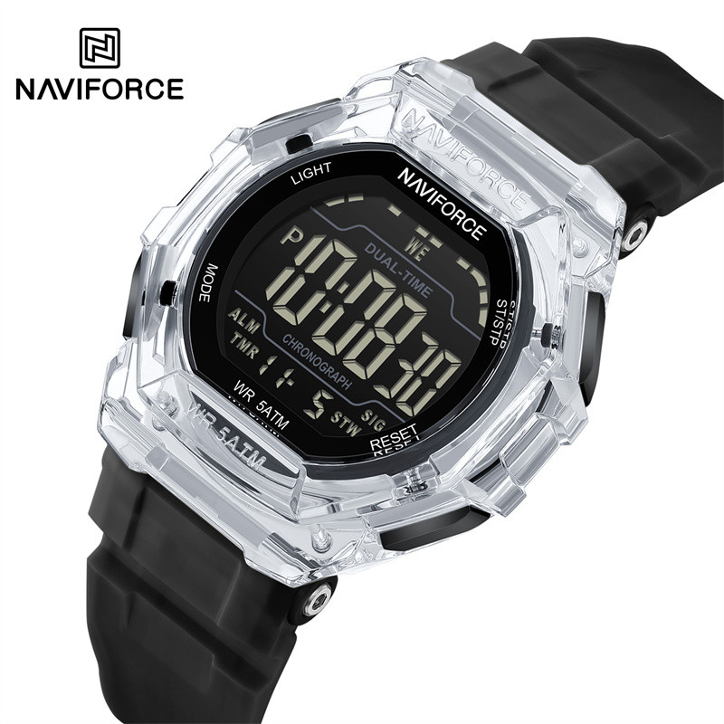 Naviforce 7136 - Silver Black