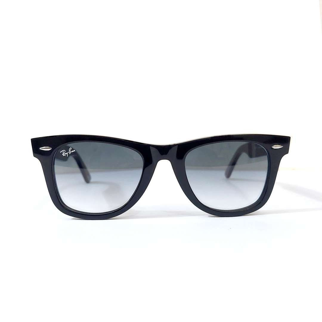 RayBan RB2140 Wayfarer Black & White Shade Sunglasses