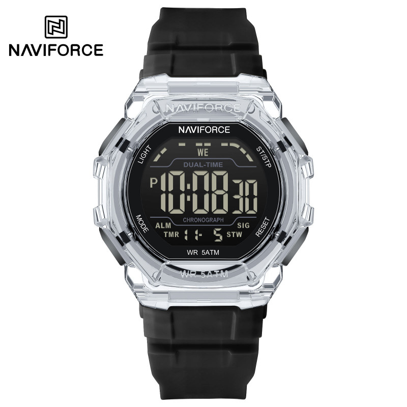 Naviforce 7136 - Silver Black