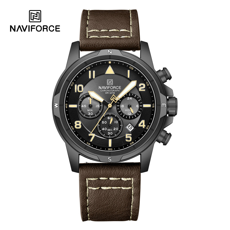 Naviforce 8077 L - Brown Black