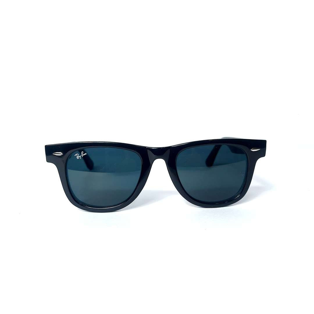 RayBan RB2140 Wayfarer Glossy Black Glass Sunglasses