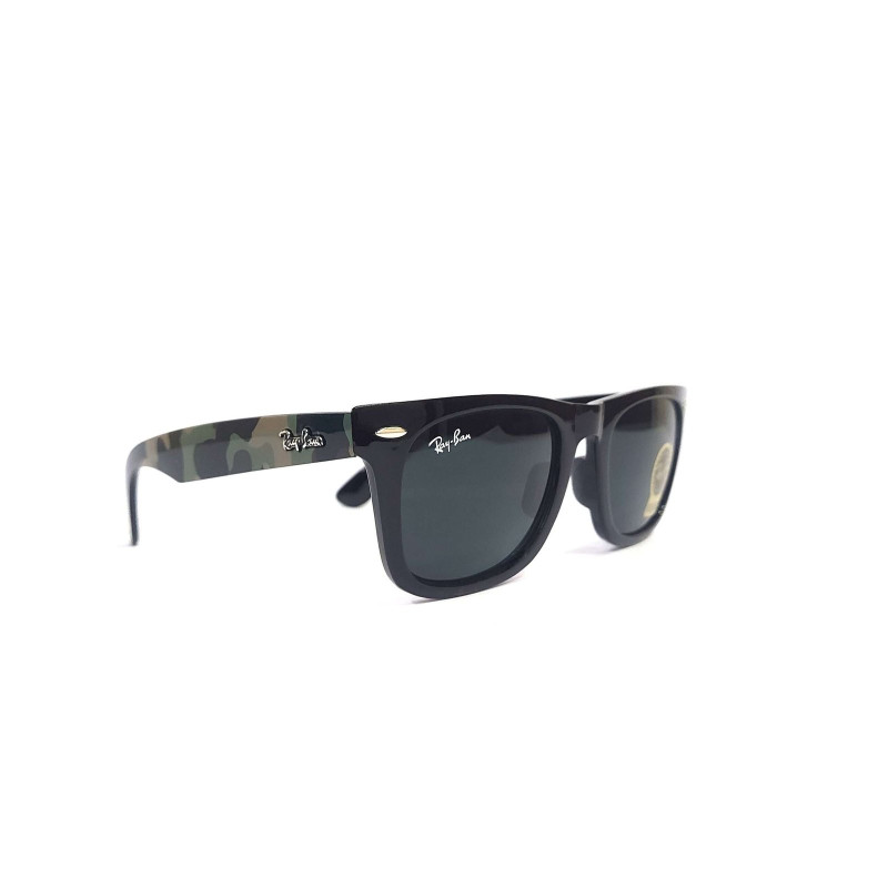 RayBan RB2140 Army Print Black G15 Glass Sunglasses