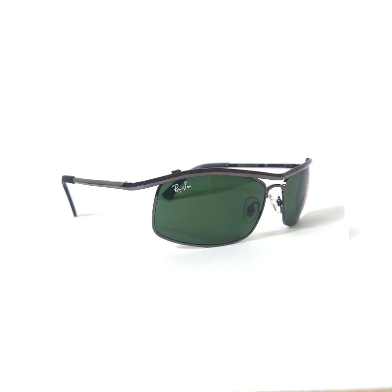 RayBan RB3339 Coffee Frame Bottle Green G15 Sunglasses