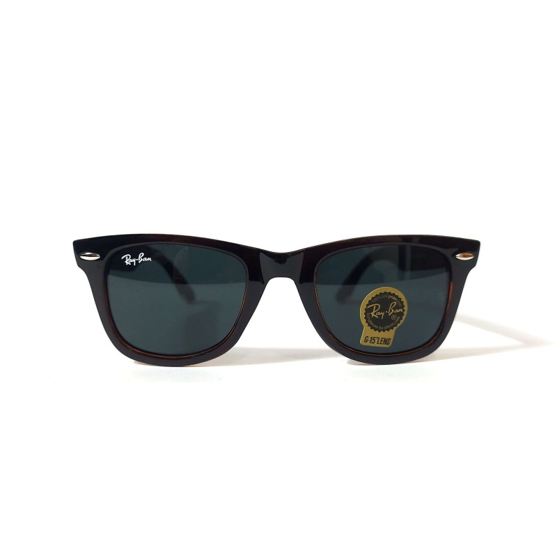 RayBan RB2157K Glossy Brown Black G15 Sunglasses