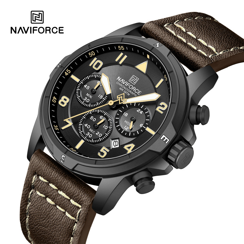 Naviforce 8077 L - Brown Black